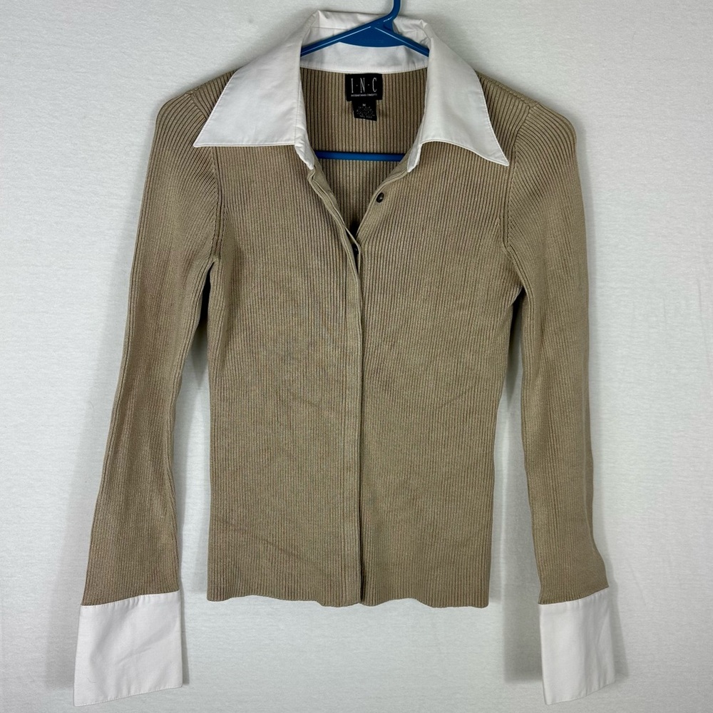 INC Long-sleeve Top Size M